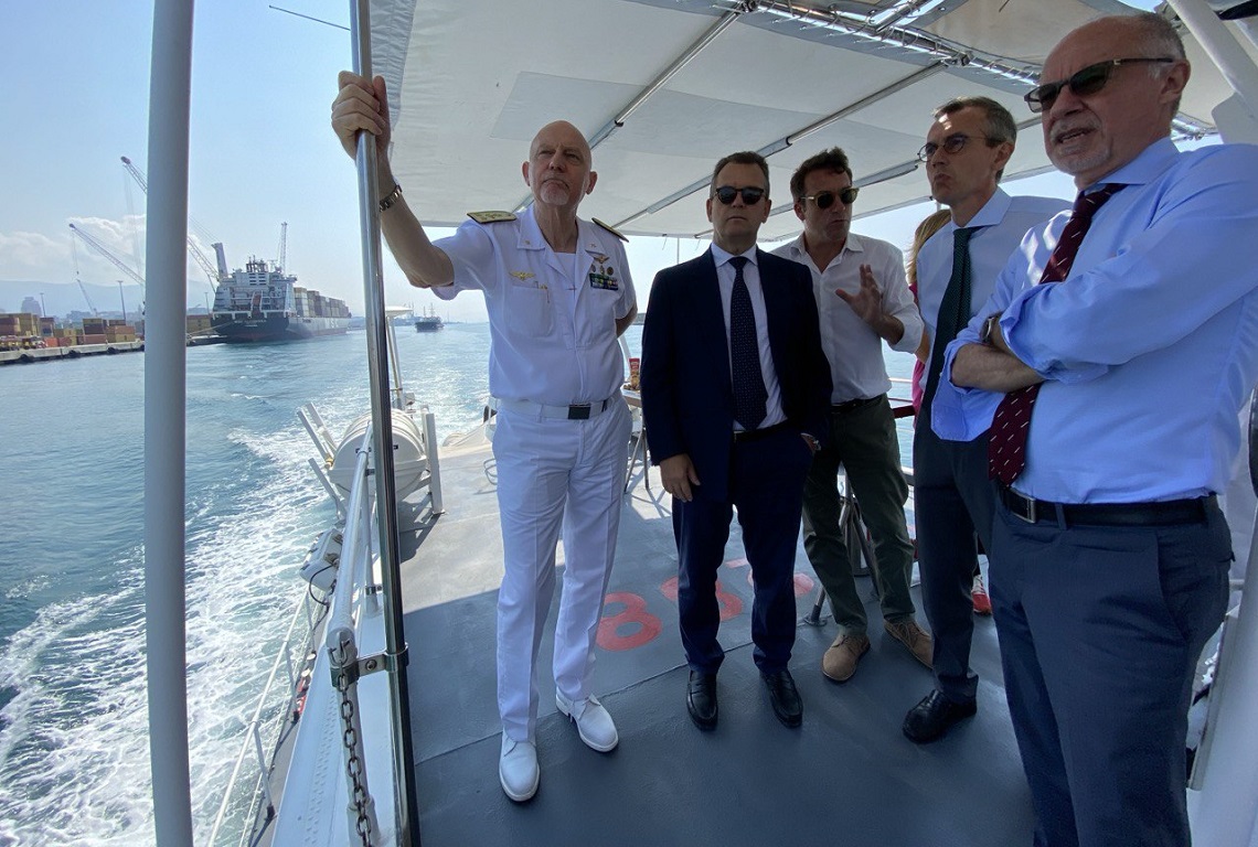 Port Authority executive management team and Harbour Master inspect port facilities