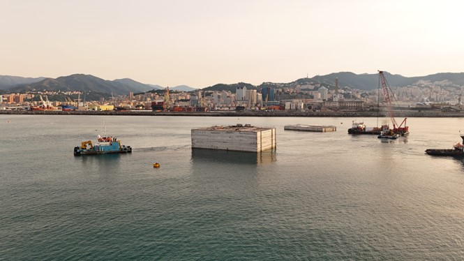 Genoa's New Breakwater: works move ahead