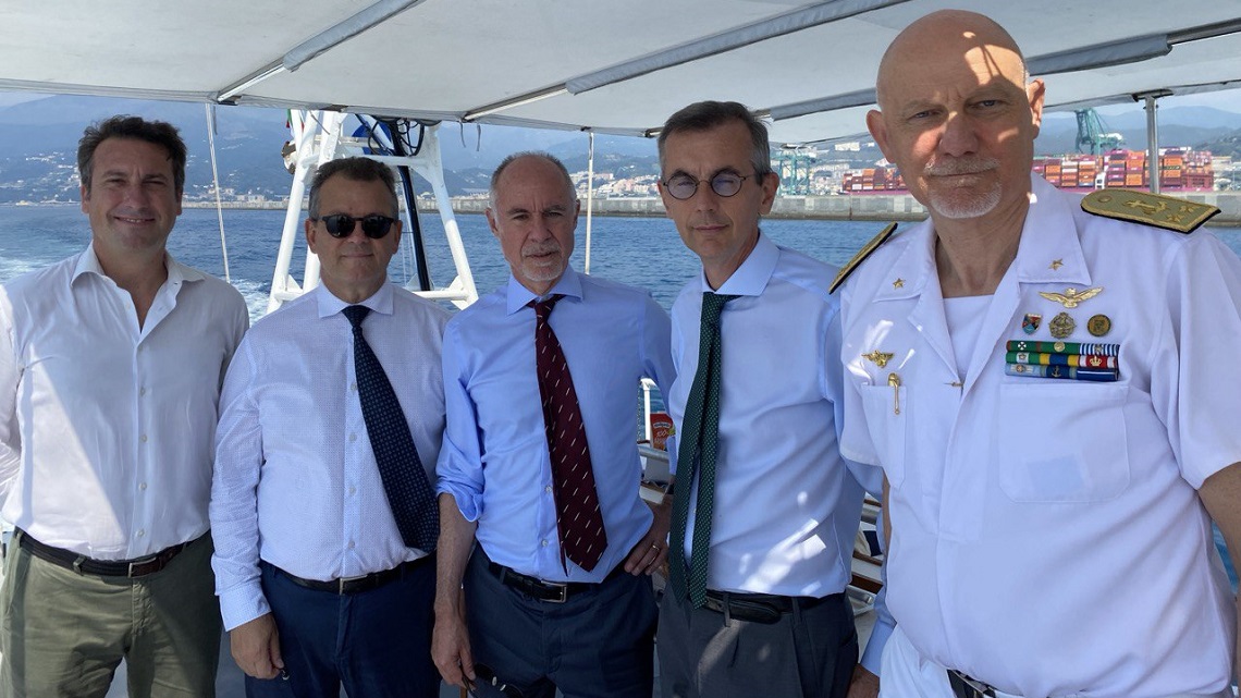 Port Authority executive management team and Harbour Master inspect port facilities