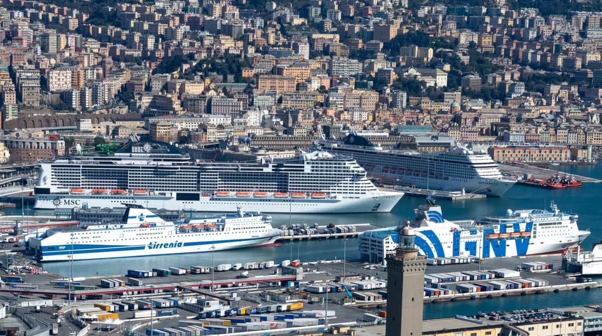 Elettrificazione dei terminal crociere e traghetti Genova