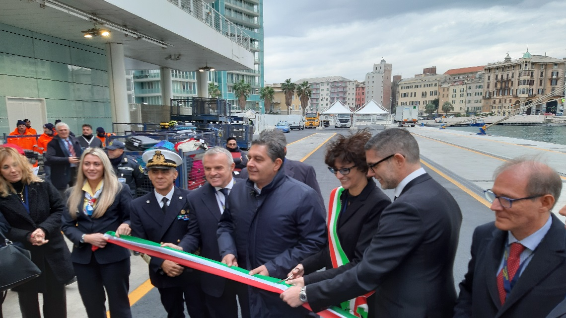 Inaugurata a Savona banchina Calata delle Vele