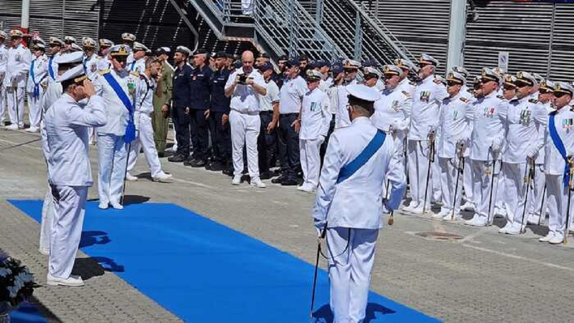 Admiral Pellizzari at the helm of the Port of Genoa