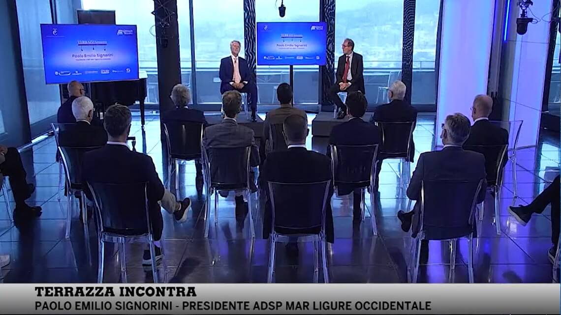 Il Presidente Signorini intervistato a Terrazza Incontra