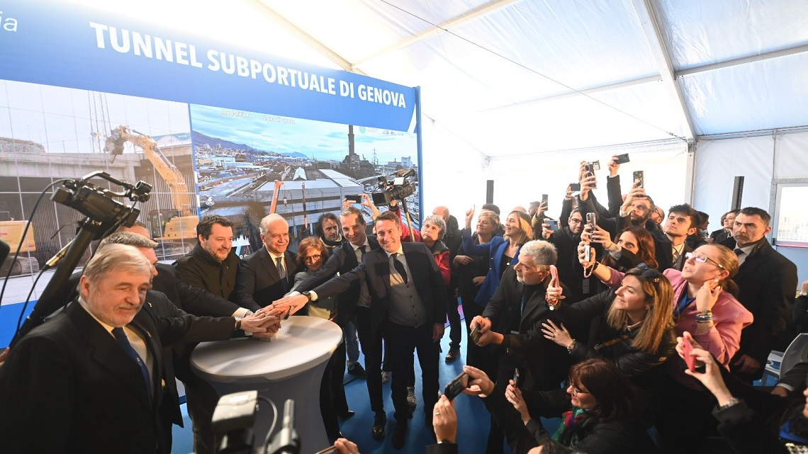 Tunnel subportuale Genova, avviato il cantiere