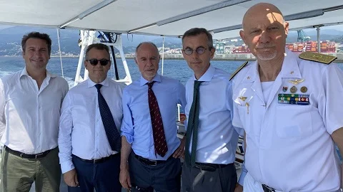 PA Executive Management team and Harbour Master inspect port facilities