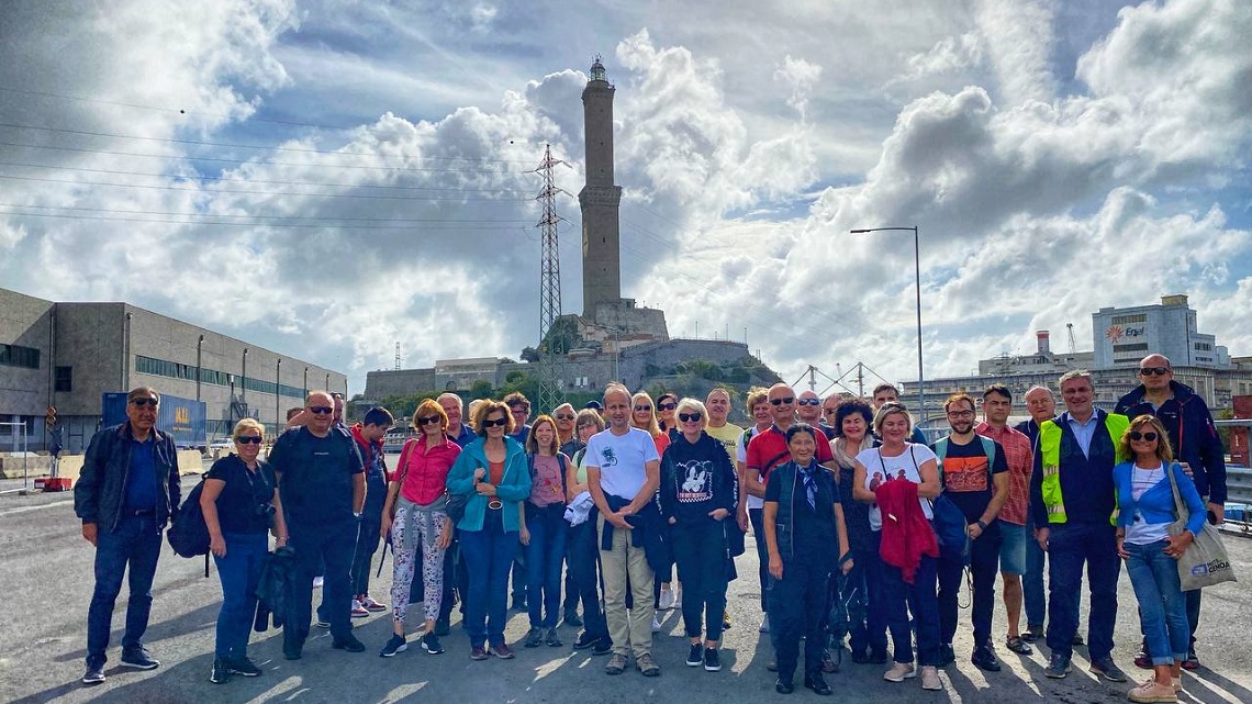 Ingegneri sloveni in missione al porto di Genova